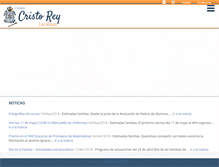 Tablet Screenshot of cristoreylasrozas.org